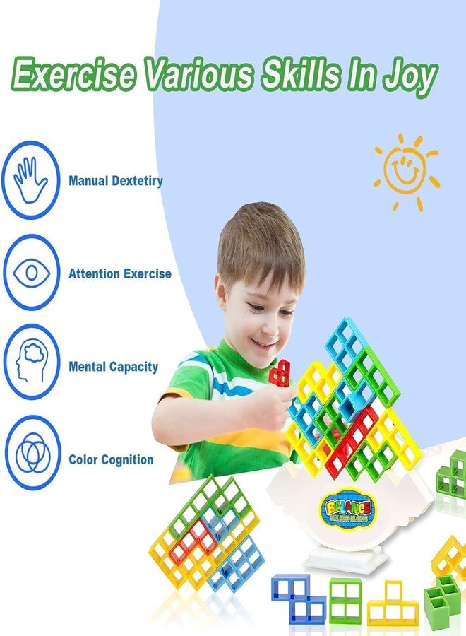 JBM ENTERPRISE Tetra Tower Balancing Game - Colorful Stacking Strategy Toy for Kids & Adults - Image 4